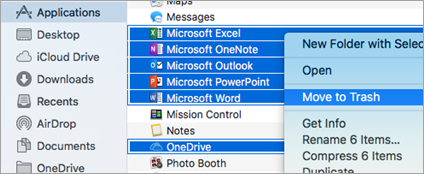 uninstall microsoft office update mac